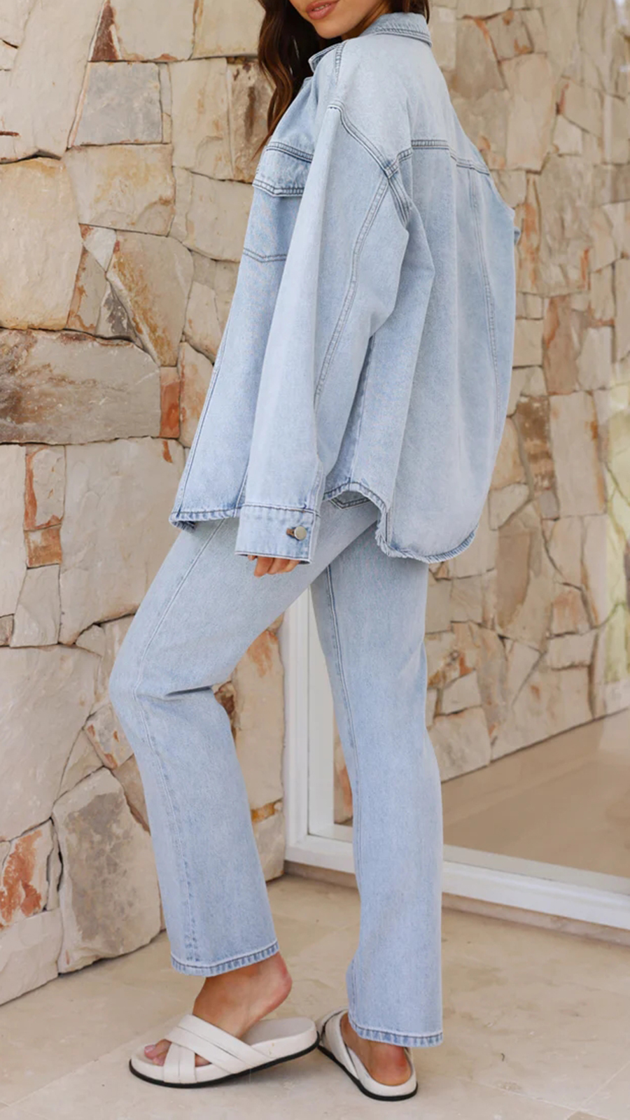 Organic Denim Jacket - Image 9