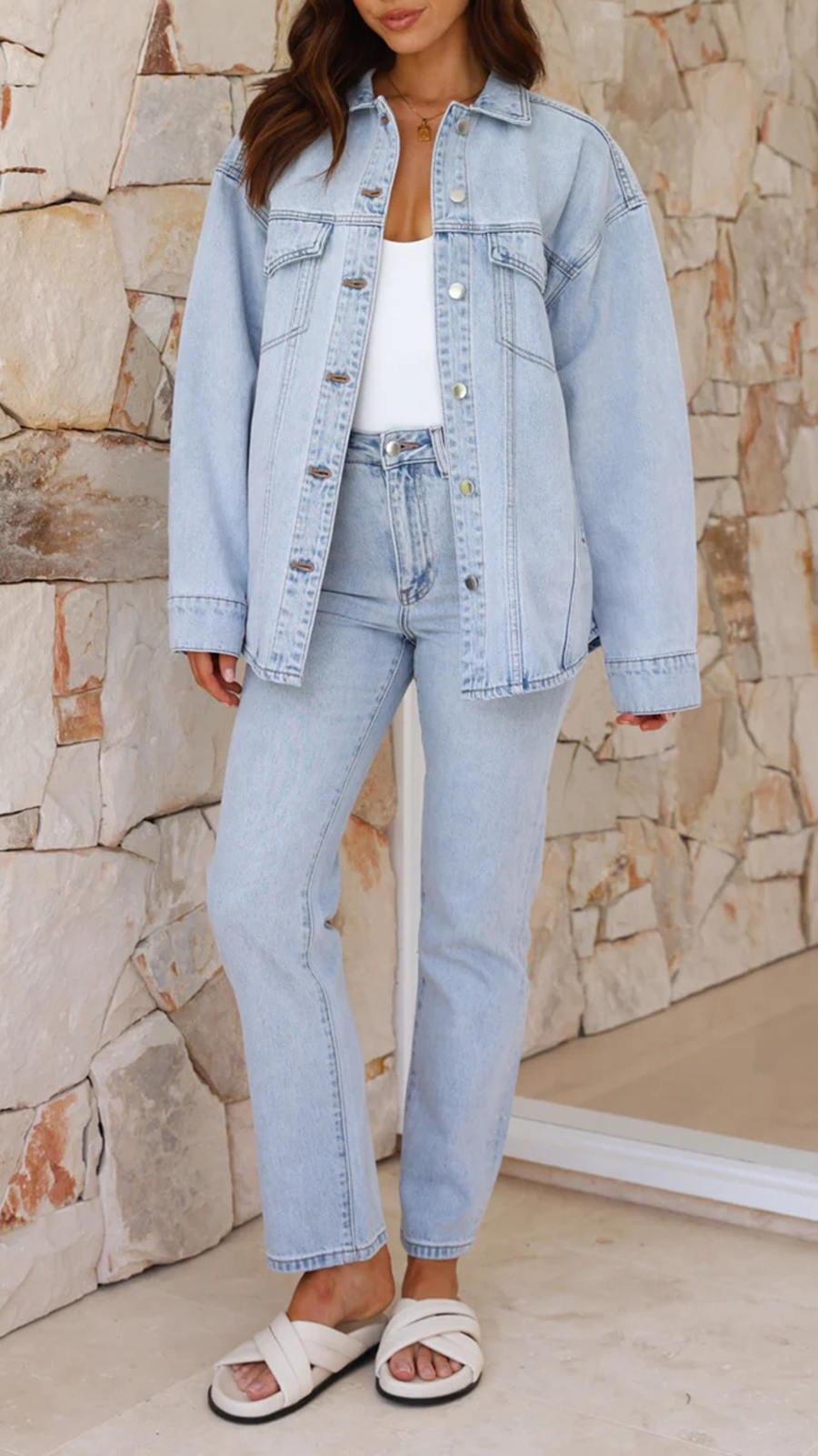 Organic Denim Jacket - Image 10