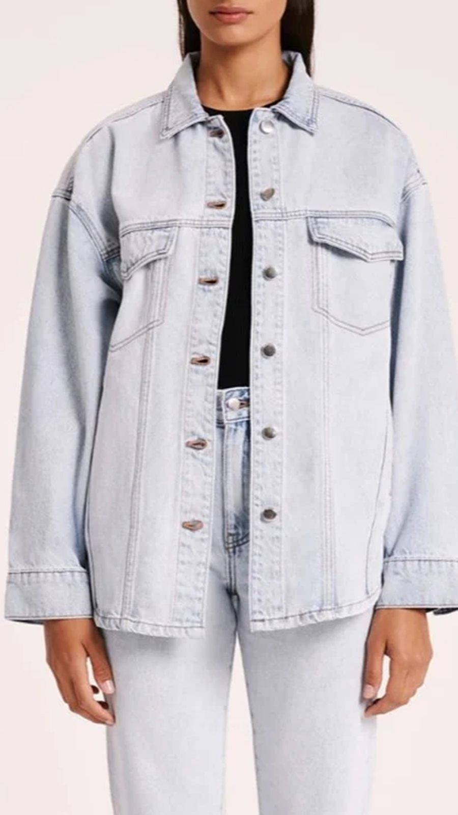 Organic Denim Jacket - Image 3